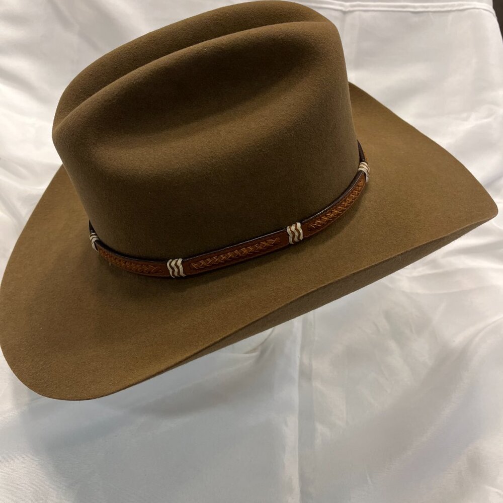 Stetson River Walk Cowboy Hat 4 X BEAVER 4 INCH BRIM • Size: 7 1/8 R - Picture 5 of 7